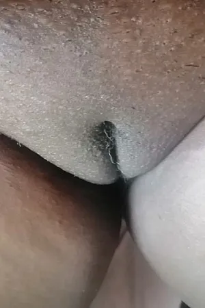 Shaved black pussy that I ate with the guys...