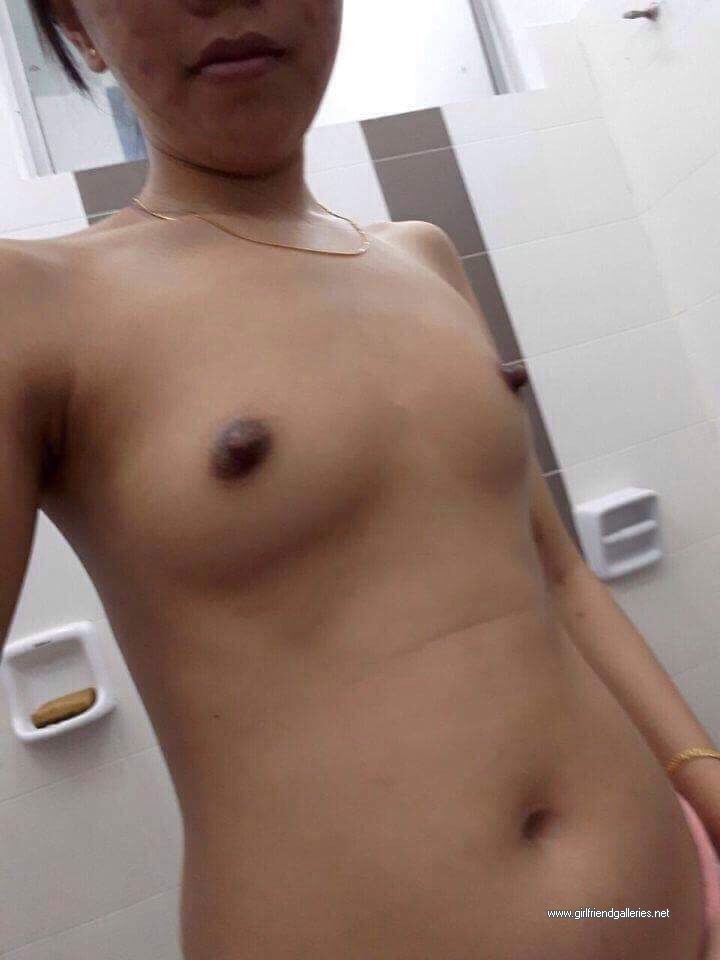 Nude Hotwife in Toilet