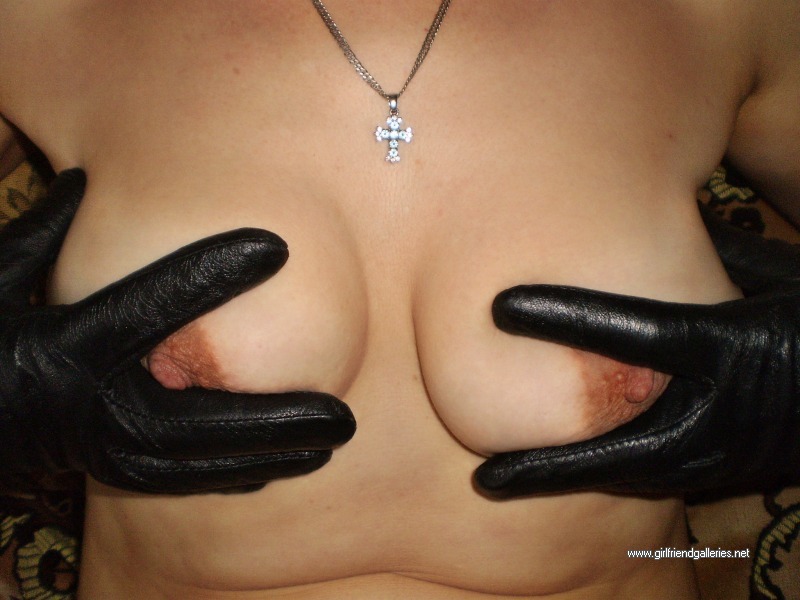 lady in gloves